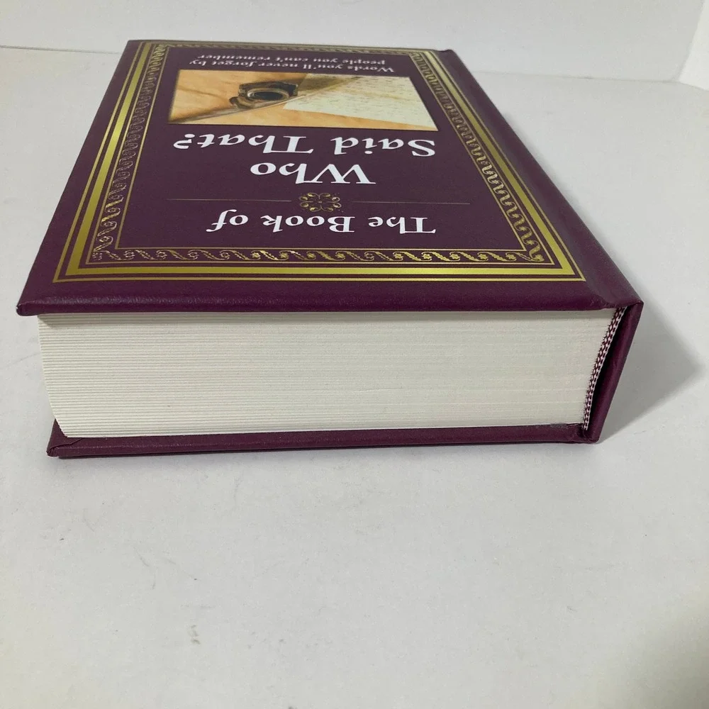 The Book Of Who Said That Publications International Ltd‎ Hardcover